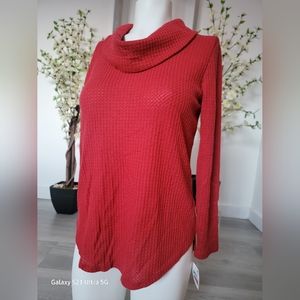 Style & Co Red Turtleneck